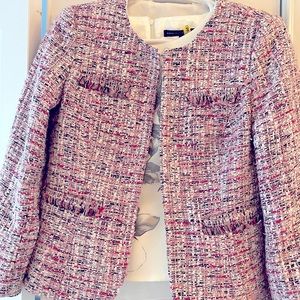 White House Black Market Coordinating Tweed Jacket and Blouse